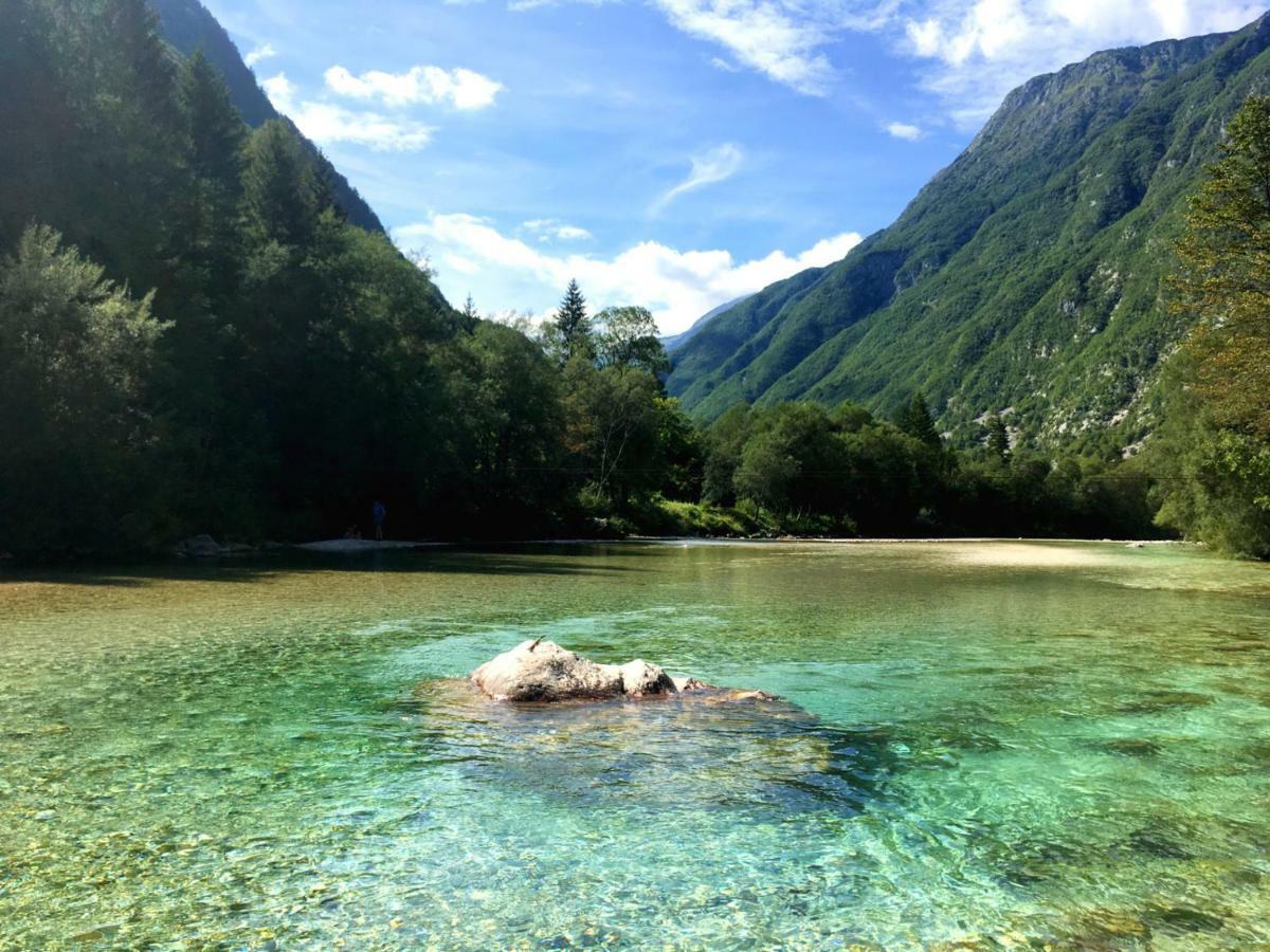 Hisa Patricija Lägenhet Soča Exteriör bild